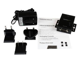 Adaptador DB-9 Macho - Fêmea IC232485S Preto - STARTECH