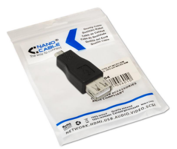Adaptador USB 2.0 Fêmea - Micro USB Macho - Nanocable