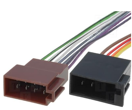 Adaptador Universal ISO Fêmea p/ Auto Rádio