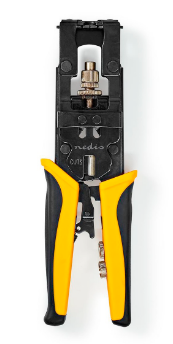 Alicate Cravar Fichas Compressão F/IEC/BNC/RCA - NEDIS