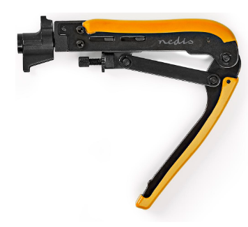 Alicate Cravar Fichas F de Compressão RG58, RG59, RG6, RG7, RG11 - NEDIS