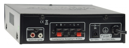 Amplificador Stereo Hi-FI 2x 10W (12/220V)