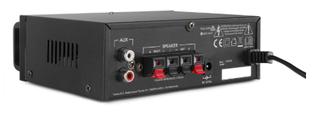 Amplificador de Karaoke Bluetooth MP3/USB 2x 50W (AV340) - MAX