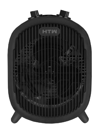 Aquecedor de Cerâmica 2000W (Preto) - HTW