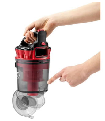 Aspirador s/ Saco 1684FL 700W (Preto/Vermelho) - FLAMA