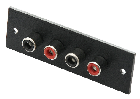 Base 4x RCA Femea p/ Painel
