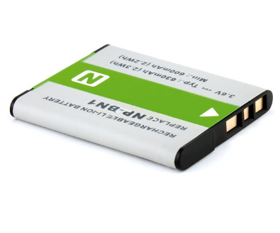 Bateria Câmara Sony NP-BN1 3,6V 630mAh Li-Ion