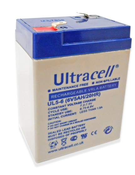 Bateria Chumbo 6V 3,4Ah (134 x 34 x 60mm) - Ultracell