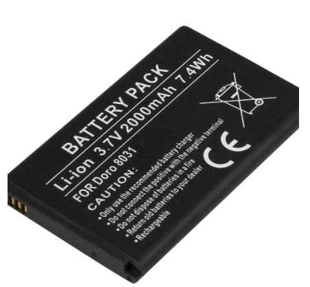 Bateria Compatível Doro 8031 3,7V (2000mAh)