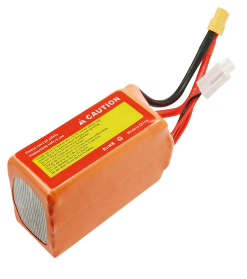 Bateria Compatível Drone FPV 22,2V 1800mAh 6S 120C c/ Plugue XT60