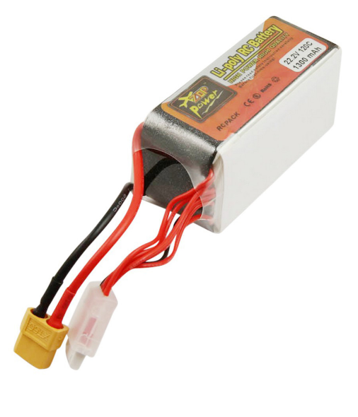 Bateria Compatível Drone FPV 22,2V (1300mAh)