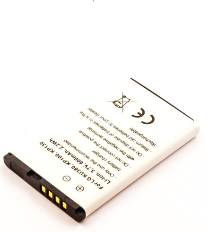 Bateria Compatível LGIP-430A, SBPL0089901, SBPL0093301 LG (600mAh)