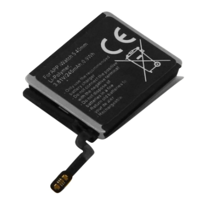 Bateria Compatível Watch 5 40mm, A2092 3,81V Apple (245mAh)