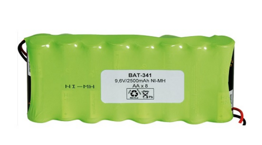 Bateria NI-MH 9,6V 2500mAh AA/RC06 x 8