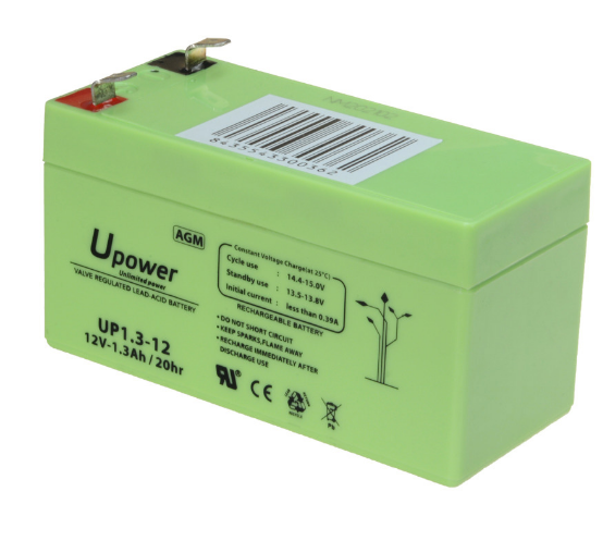 Bateria de Chumbo 12V 1,3Ah - UPOWER