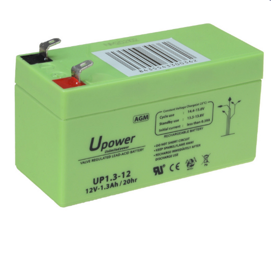 Bateria de Chumbo 12V 1,3Ah - UPOWER