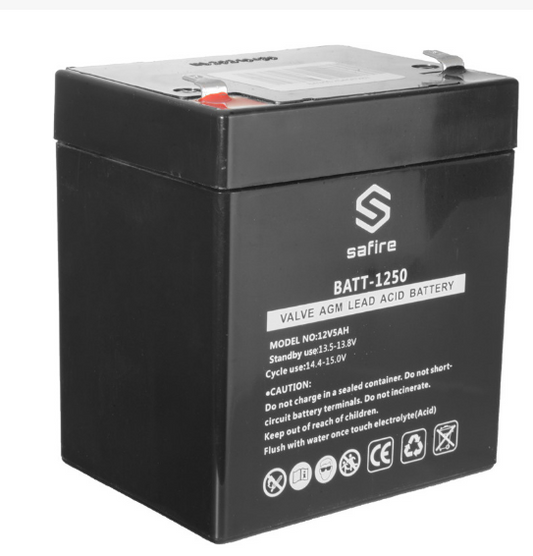 Bateria de Chumbo 12V 5Ah - SAFIRE
