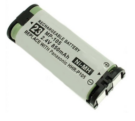 Bateria p/ Telefone Panasonic 2,4V 850mAh NI-MH (HHR-P105)
