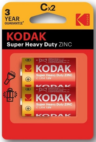 Blister 2 Pilhas R14 / C - KODAK
