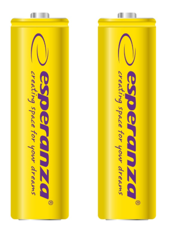 Blister 2x Pilhas Recarregáveis Ni-MH AA 2000mAh - ESPERANZA