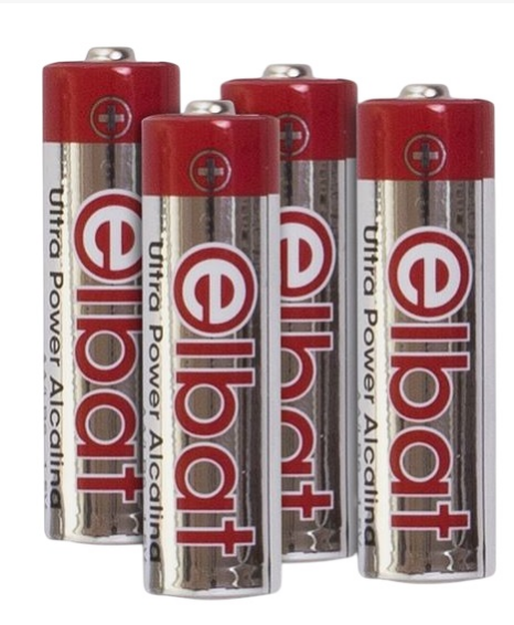 Blister 4x Pilhas Alcalinas AA / LR6 1,5V - ELBAT