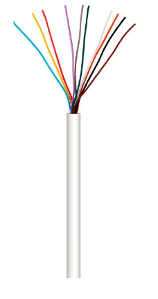 Bobine Cabo Branco 10 Condutores 0,22mm² (7 x 0,20 mm²) - 100 mts