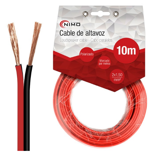 Bobine Cabo Coluna 2x 1,5mm² (10 mts) - NIMO