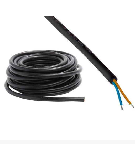 Bobine Cabo Eléctrico 2x 1mm Preto (10 mts)