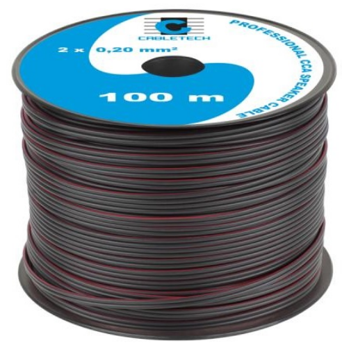Bobine Cabo de Coluna 2x 0,20mm (100 mts) - CABLETECH