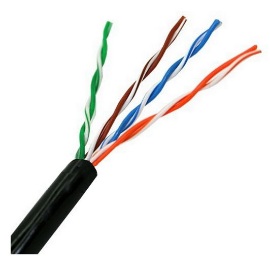 Bobine Cabo de Rede Cat5e U/UTP Preto (100 mts) - AISENS