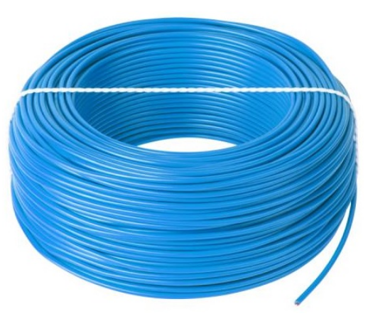Bobine Fio Eléctrico Multifilar 0,5mm² H05V-K Azul (100 mts)