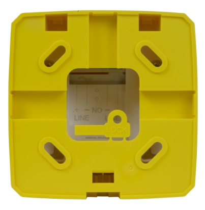Botão de Alarme de Incêndio Rearmável c/ LED (Amarelo)