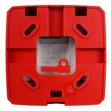 Botão de Alarme de Incêndio Rearmável c/ LED (Vermelho)