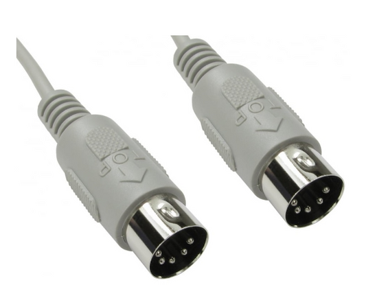 Cabo 5 Pin (DIN) Macho - 5 Pin (DIN) Macho - 1,8 mts