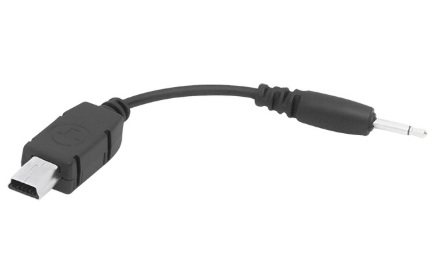Cabo Adaptador de Alimentação Jack 2,5mm Macho Mono - miniUSB Macho