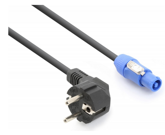 Cabo Alimentação POWERCON - Schuck Macho (1,5 mts) - POWER DYNAMICS CONNEX