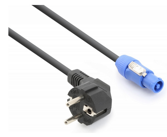 Cabo Alimentação POWERCON - Schuck Macho (1,5 mts) - POWER DYNAMICS CONNEX