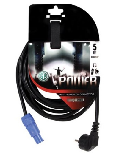 Cabo Alimentação POWERCON - Schuck Macho (5 mts) - POWER DYNAMICS CONNEX CX12-5