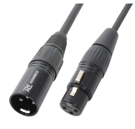 Cabo Canon Macho - Canon Fêmea Balanceado (12 mts) - Power Dynamics CONNEX