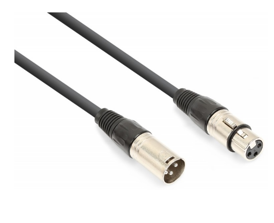 Cabo Canon Macho - Canon Femea (12 mts) - VONYX