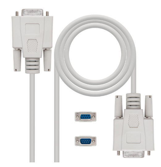 Cabo DB9 Macho - DB9 Femea Null Modem (1,8 mts) - Nanocable