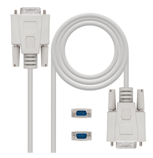 Cabo DB9 Macho - DB9 Macho Null Modem (1,8 mts) - Nanocable