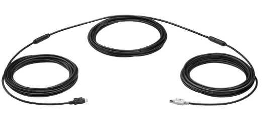 Cabo Extensão Mini-DIN-6 Group p/ Videoconferência (15 metros) - LOGITECH