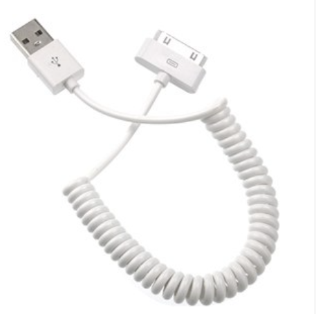 Cabo Extensivel p/ iPhone 4 (50cm) - BLISTER
