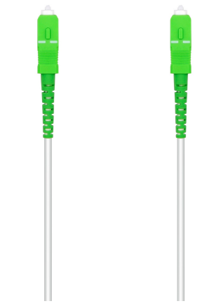 Cabo Fibra Óptica G657A2 3.0 9/125 Branco (3 mts) - AISENS