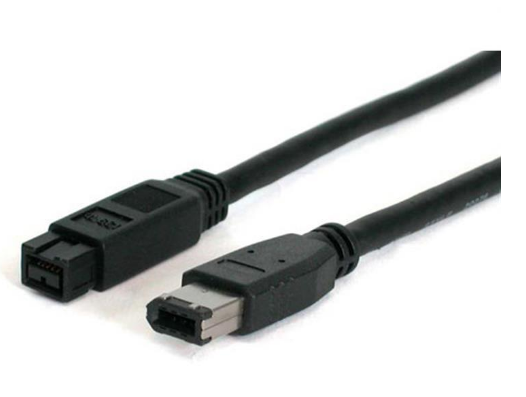 Cabo Firewire 9-6 PIN Macho-Macho Preto (1,8 mts) - STARTECH