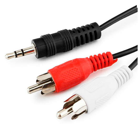 Cabo Jack 3,5mm Macho - 2x RCA Macho (1,5 mts) - GEMBIRD