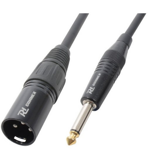 Cabo Jack 6,3mm Macho Mono - Canon Macho (1,5 mts) - POWER DYNAMICS CONNEX