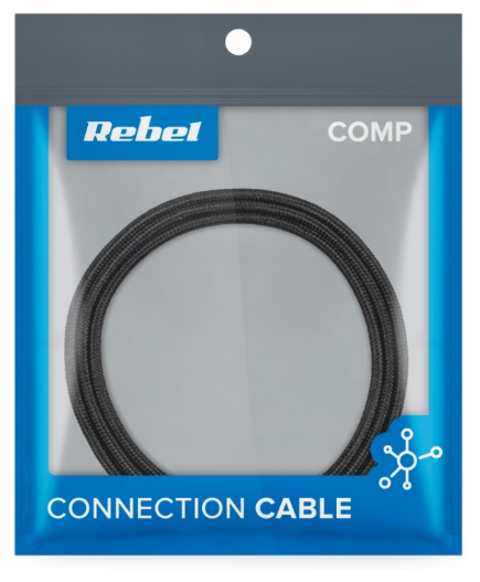Cabo Magnético USB2.0 A Macho -> "3-EM-1" Lightning Apple, USB-B e USB-C (1 metro) - REBEL