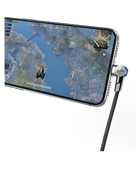 Cabo Magnético USB Macho - Lightning Macho S8 (Preto) 1,20 mts - HOCO